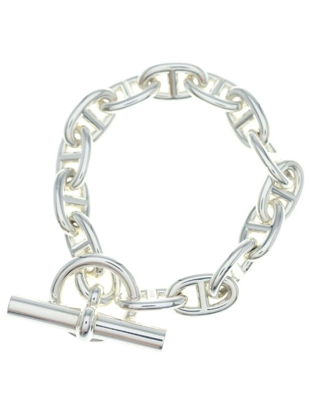 Hermes Chaine D'ancre Bracelet Silver Chain